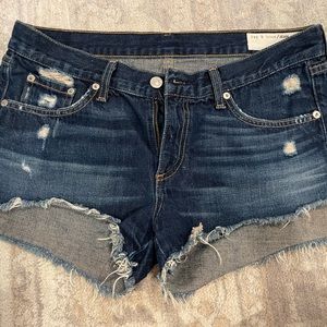 Rag & Bone Doris denim shorts